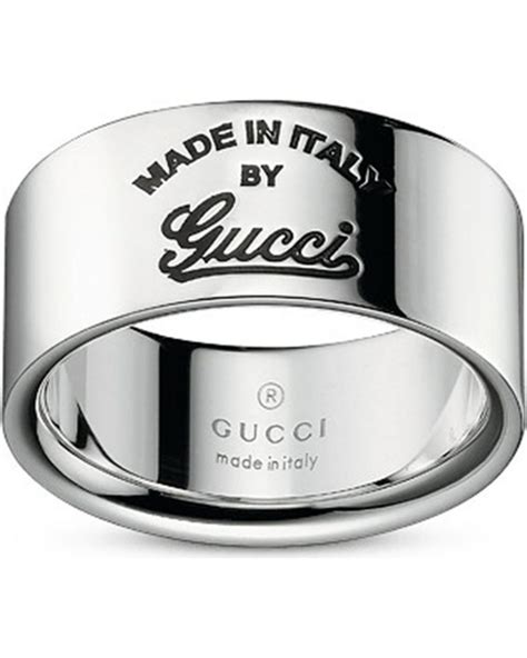 jewel gucci ring|gucci trademark ring.